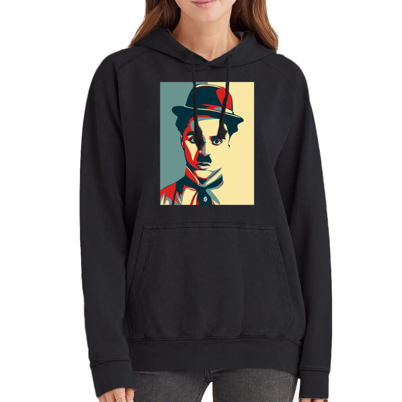 Charlie Chaplin Vintage Hoodie by bouzoshadzirh | Artistshot