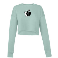 S Cart Rose Gun Cropped Sweater | Artistshot