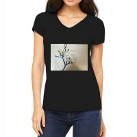 Img 2902-magnolia Oil Pastel Art Work Women's V-neck T-shirt | Artistshot