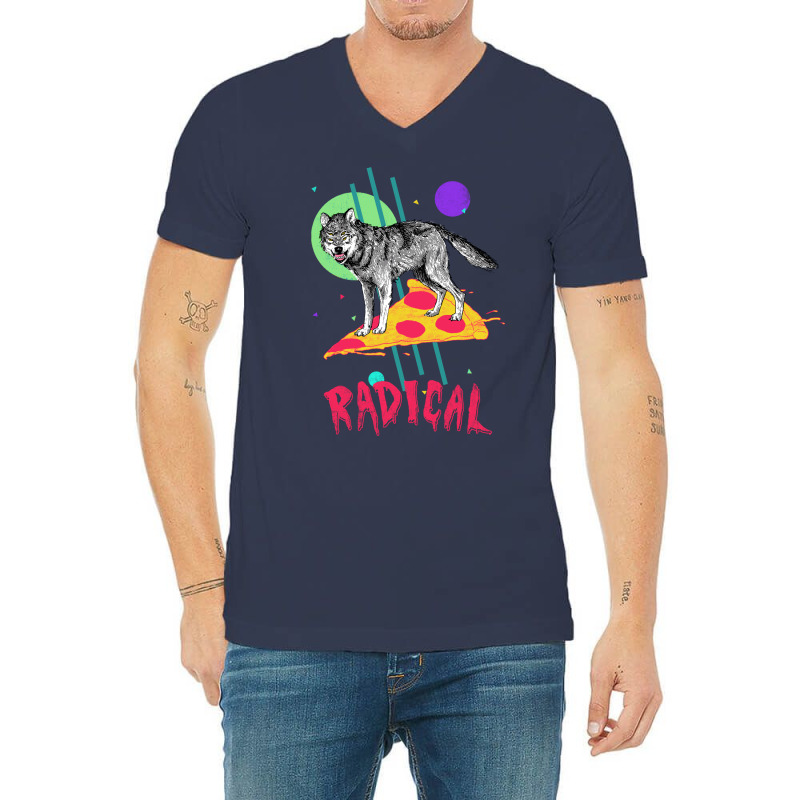 So Radical V-Neck Tee by callisborcukd | Artistshot