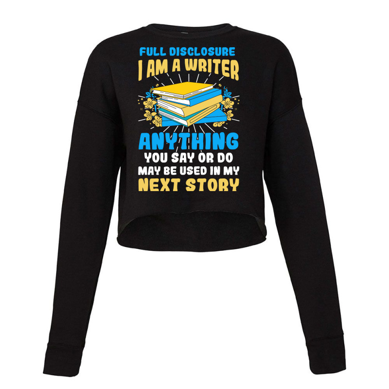 Writer Next Story Writer Author Book Cool Cropped Sweater by spchondazn | Artistshot