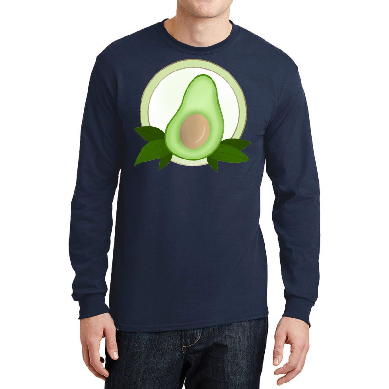 Avocado Circle Boy Long Sleeve Shirts | Artistshot