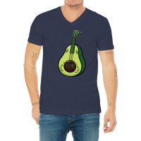 Avocado Oriental Oud Music Instrument Yellow V-neck Tee | Artistshot