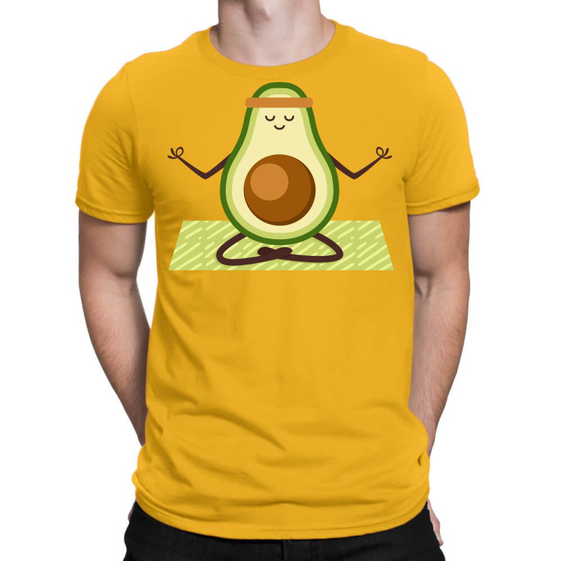 Avocado Yoga Girl T-shirt | Artistshot