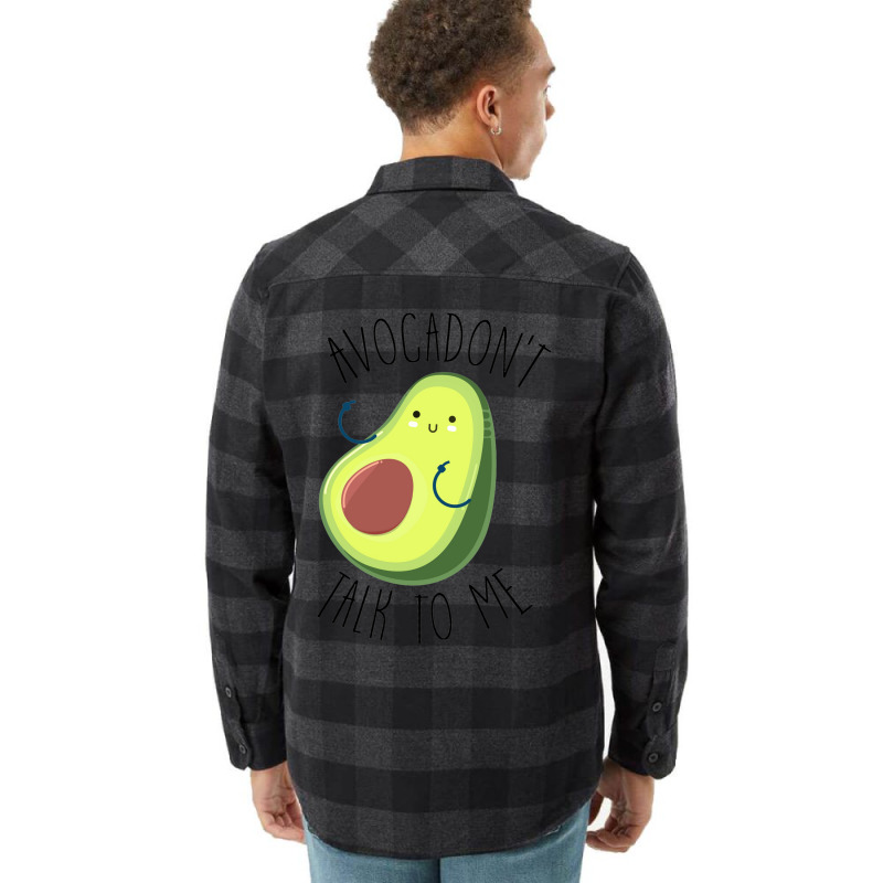 Avocadont Talk To Me Blue Flannel Shirt | Artistshot