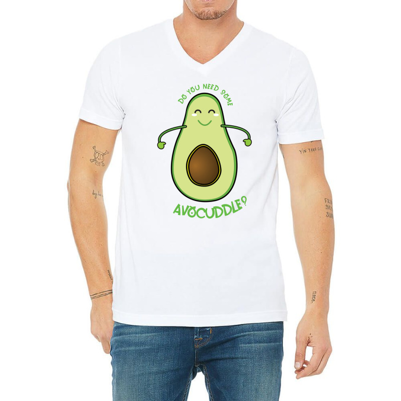 Avocuddle Retro V-neck Tee | Artistshot