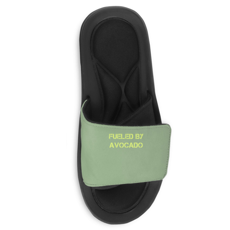 Fueled By Avocado For Avocado Lovers Slide Sandal | Artistshot