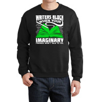 Writers Block Book Author Novelist Gift Cool Crewneck Sweatshirt | Artistshot