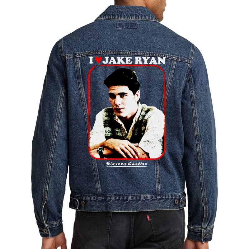 Jake Ryan I Love Srtle 2 (black) Men Denim Jacket by krasoncronand | Artistshot