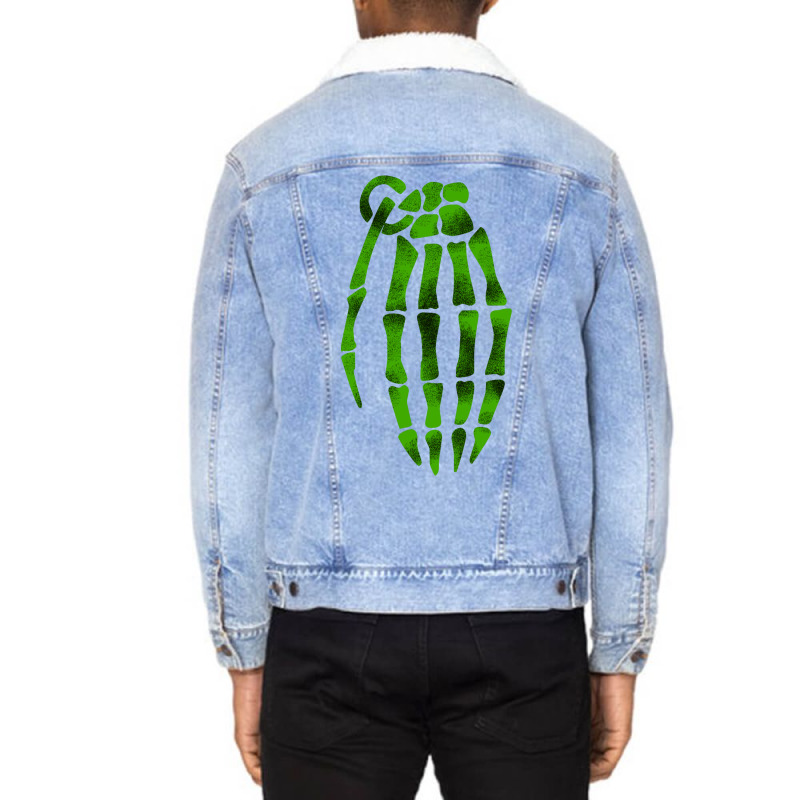 Jesse Pinkman Skeleton Hand Unisex Sherpa-Lined Denim Jacket by krasoncronand | Artistshot