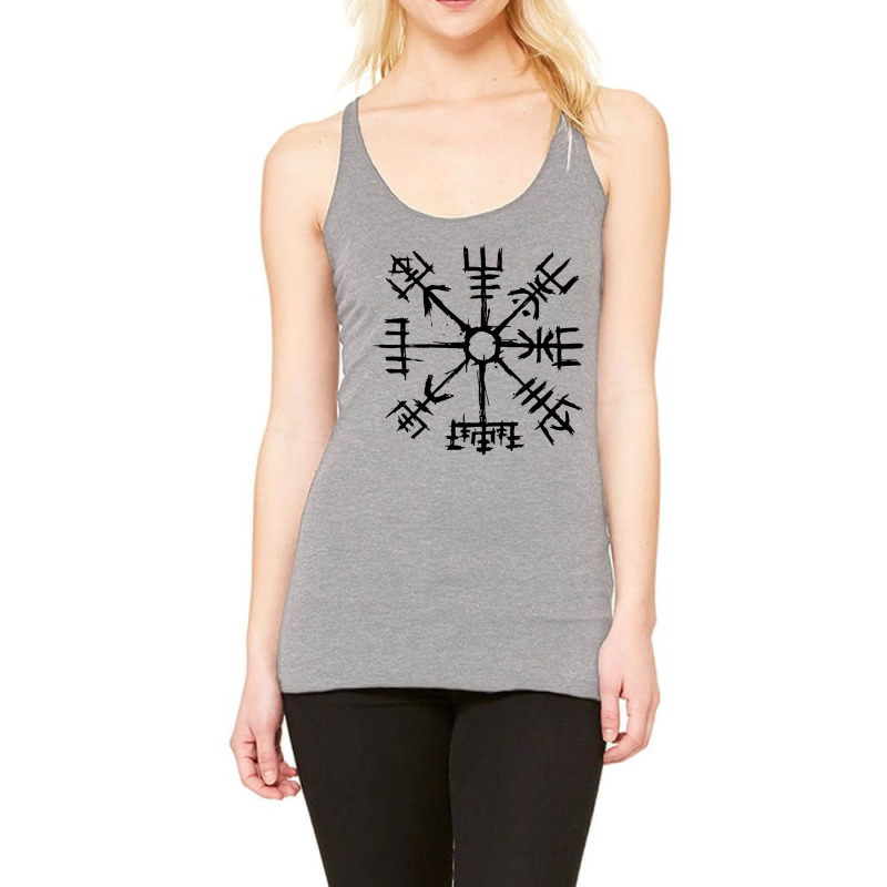 Viking Compass Vegvisir Racerback Tank by jennifer Shop | Artistshot