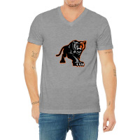 Orange High School V-neck Tee | Artistshot