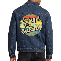 Baking Gift For Baker Perfect Present For Mother D Men Denim Jacket | Artistshot