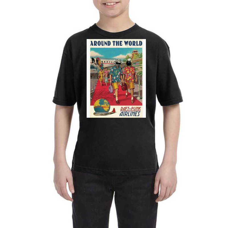 Daft Around The World Youth Tee | Artistshot