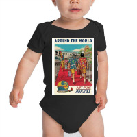 Daft Around The World Baby Bodysuit | Artistshot