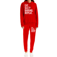 Eat Sleep Baking Repeat Nostalgia Hoodie & Jogger Set | Artistshot