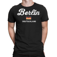 Berlin Germany T Shirt Vintage Sports Script Deuts T-shirt | Artistshot