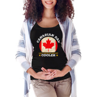 Best Canadian Dad Ever Father's Day Canada Flag Pr Maternity Scoop Neck T-shirt | Artistshot