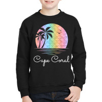 Cape Coral Florida Vacation Beach Island Family Gr Youth Sweatshirt | Artistshot