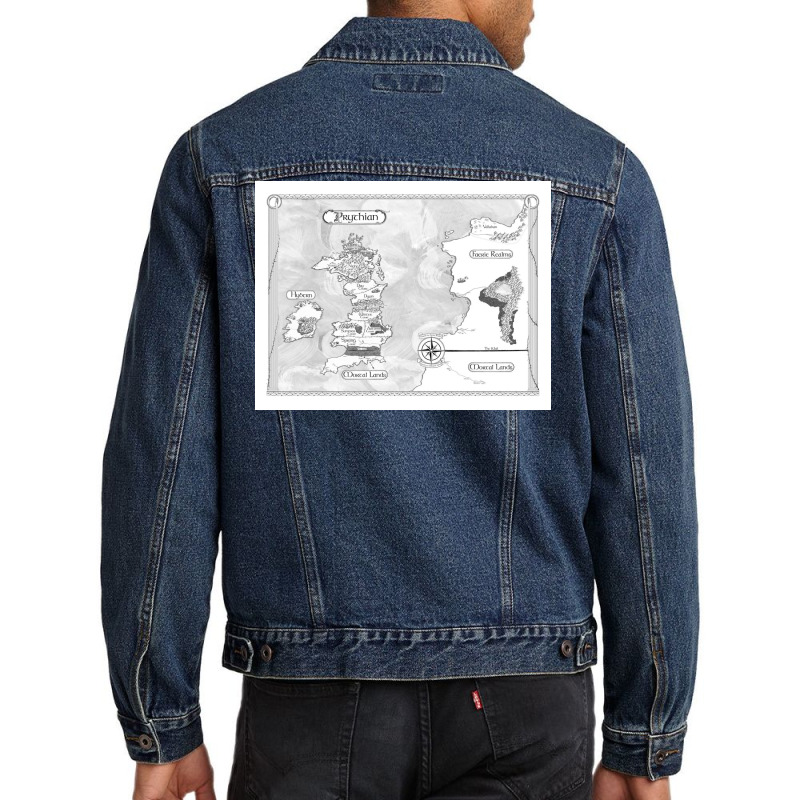 Map Of Prythian Men Denim Jacket | Artistshot