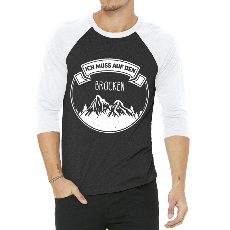 Brocken I Brockenbahn Walpurgis Harz Motiv Fur Har 3/4 Sleeve Shirt | Artistshot