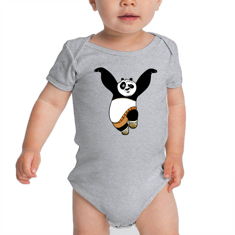 Dancing Panda Baby Bodysuit by scimitar | Artistshot