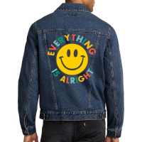 Everything Is Alright Men Denim Jacket | Artistshot