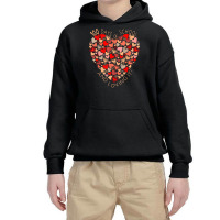 Cute 100th Day Of School And Still Loving It Heart Youth Hoodie | Artistshot