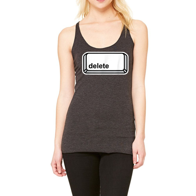 Delete Button Computer Key Halloween Group Costume Racerback Tank by drviddie | Artistshot