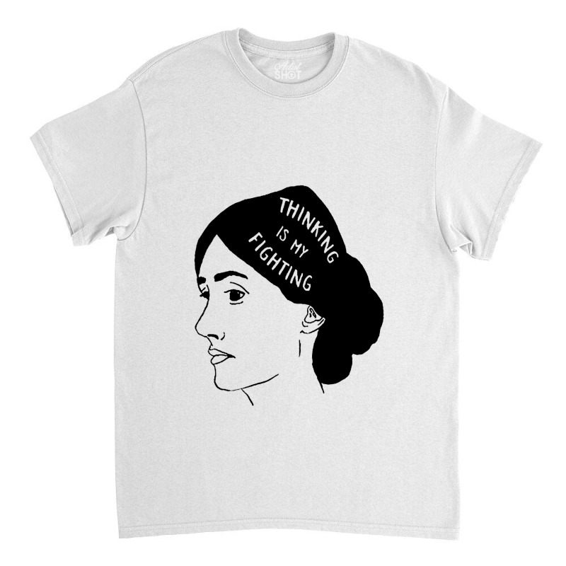 Virginia Woolf Literary Quote Tee For Book Lover Classic T-shirt by trishafolyda | Artistshot