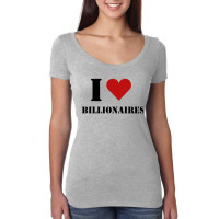 I Heart Billionaires Women's Triblend Scoop T-shirt | Artistshot