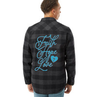 Trending Faith Hope Love Flannel Shirt | Artistshot