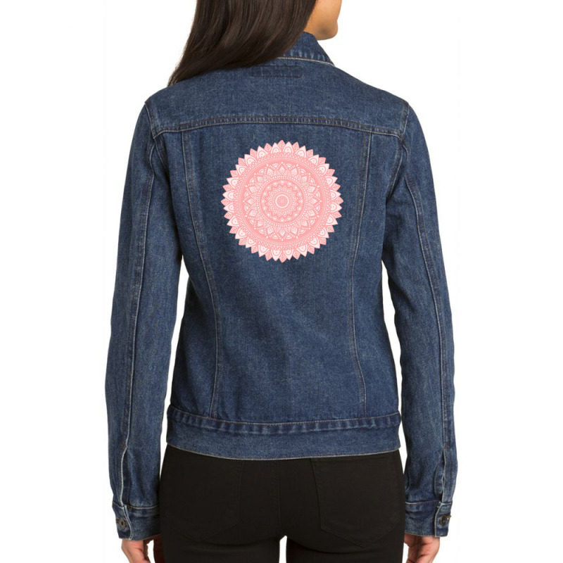 Mandala Ladies Denim Jacket | Artistshot