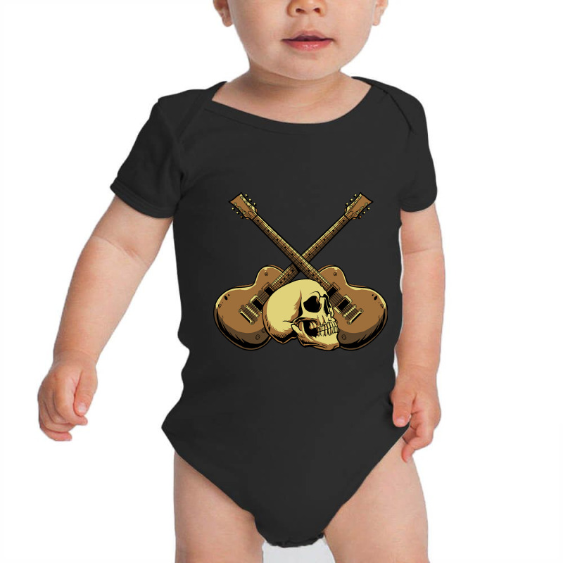 Trending Electric Guitar Guitarist E-guitar-teb4w Baby Bodysuit by lethithu856 | Artistshot