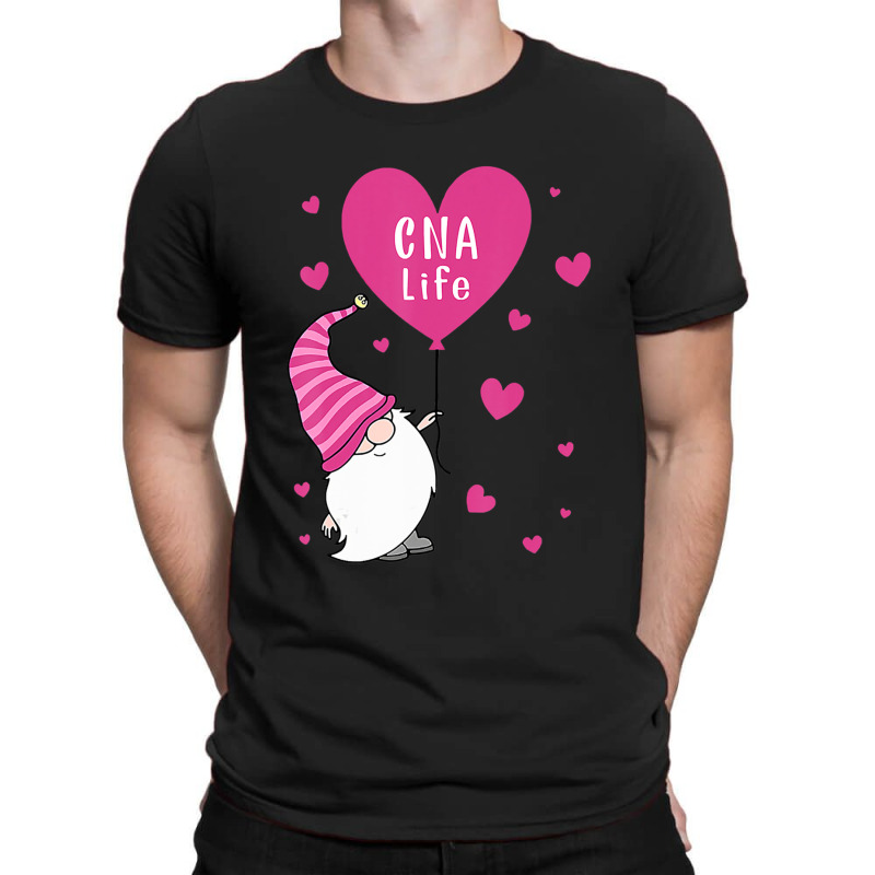 Cna Life Valentine Gnome Nurse Valentines Day T-shirt | Artistshot