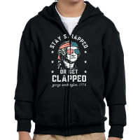 Stay Strapped Youth Zipper Hoodie | Artistshot