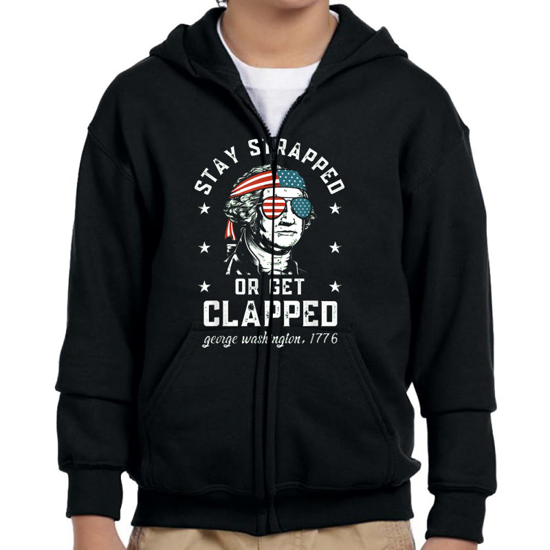 Stay Strapped Youth Zipper Hoodie | Artistshot