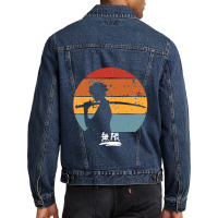 Samurai Champloo Mugen Sunset Silhouette Mugen Men Denim Jacket | Artistshot