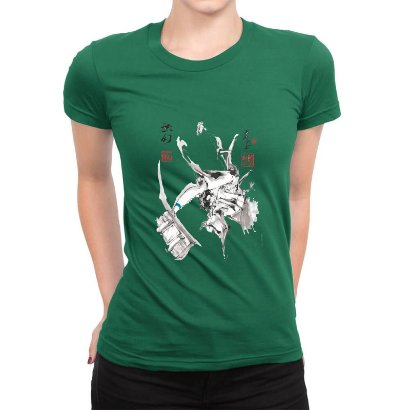 Samurai Champloo Mugen Ladies Fitted T-Shirt by kursinan | Artistshot