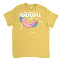 Anatomy Of Axolotl Retro Classic T-shirt | Artistshot