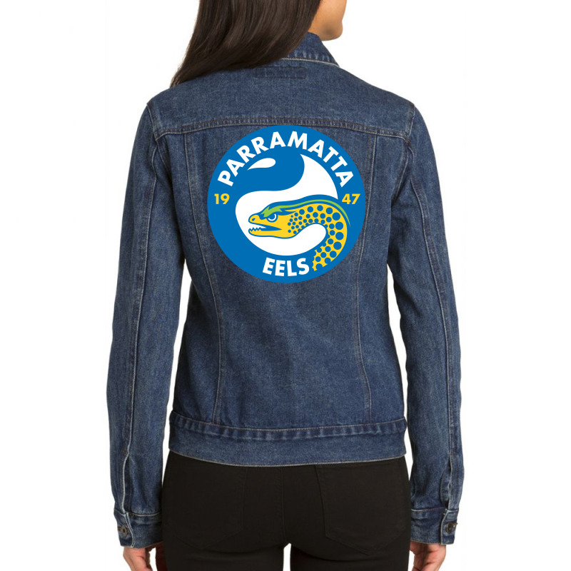 The Parramatta Eels Ladies Denim Jacket by rolerol | Artistshot