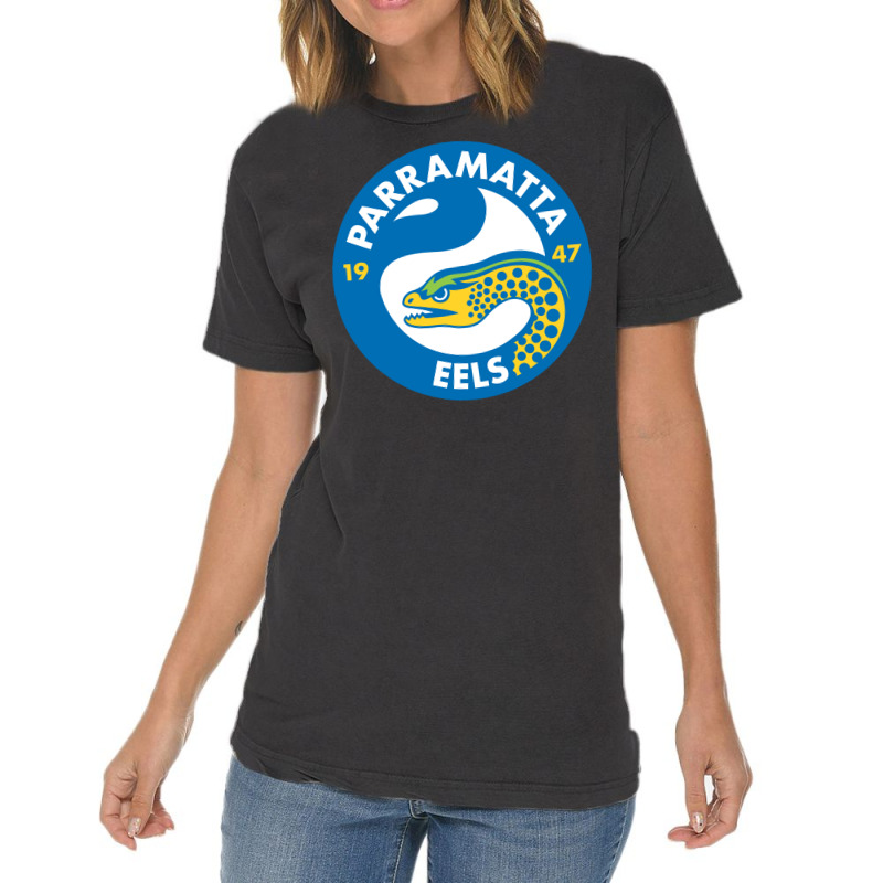 The Parramatta Eels Vintage T-Shirt by rolerol | Artistshot