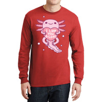 Cute Axolotl I Like You A Lotl Funny Pun Love Long Sleeve Shirts | Artistshot