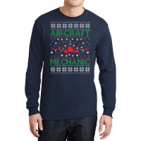 Aircraft Mechanic Ugly Sweater Music Long Sleeve Shirts | Artistshot