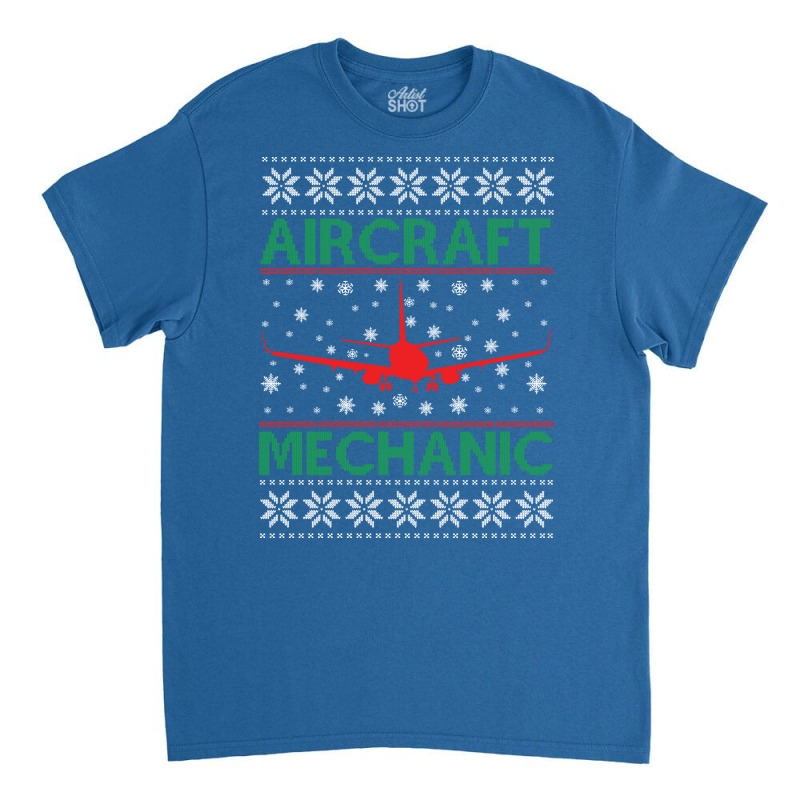 Aircraft Mechanic Ugly Sweater Music Classic T-shirt by kroepalhnai4 | Artistshot