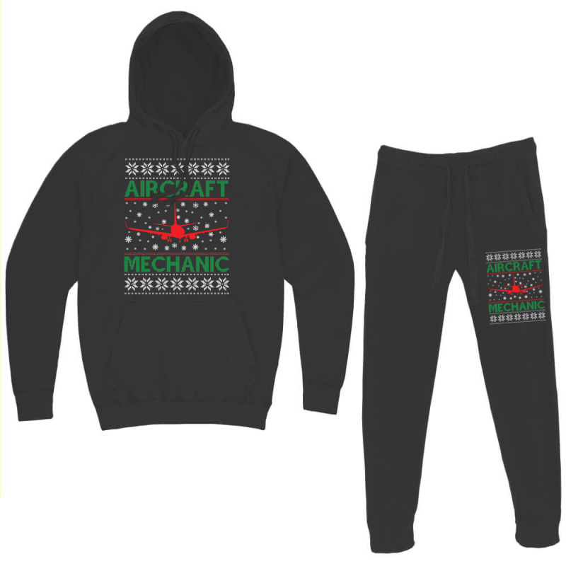 Aircraft Mechanic Ugly Sweater Music Hoodie & Jogger set by kroepalhnai4 | Artistshot