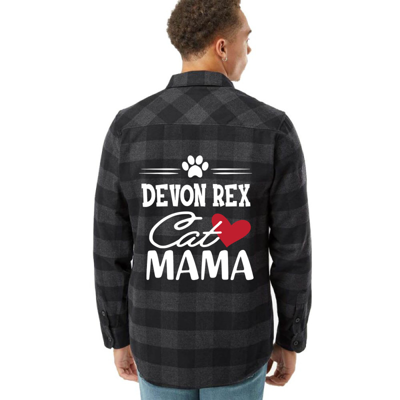 Hot Trend Devon Rex Cat Mama Flannel Shirt by rebeccacameron | Artistshot