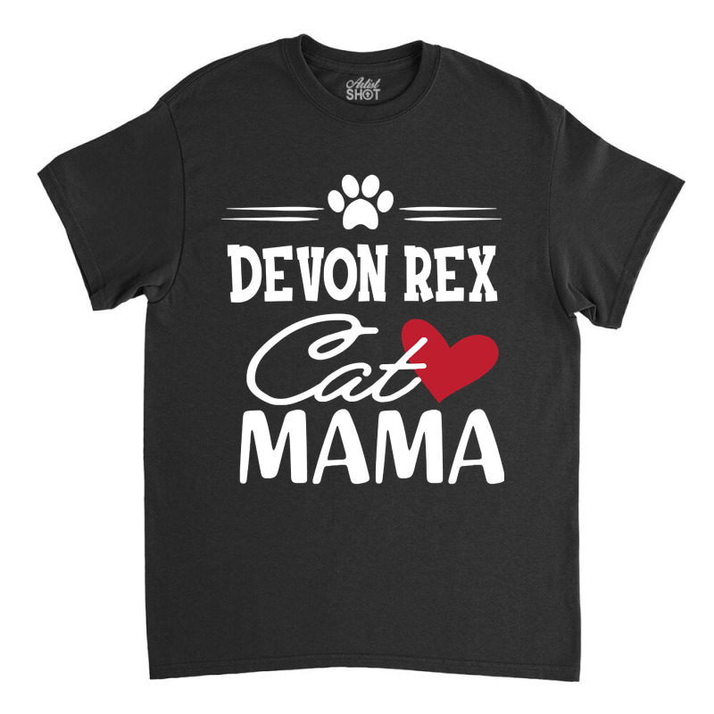 Hot Trend Devon Rex Cat Mama Classic T-shirt by rebeccacameron | Artistshot