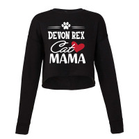 Hot Trend Devon Rex Cat Mama Cropped Sweater | Artistshot