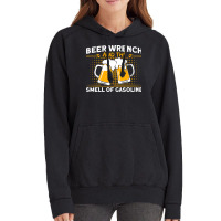 Beer Wrench Smell Of Gasoline Car Mechanic Cute Vintage Hoodie | Artistshot